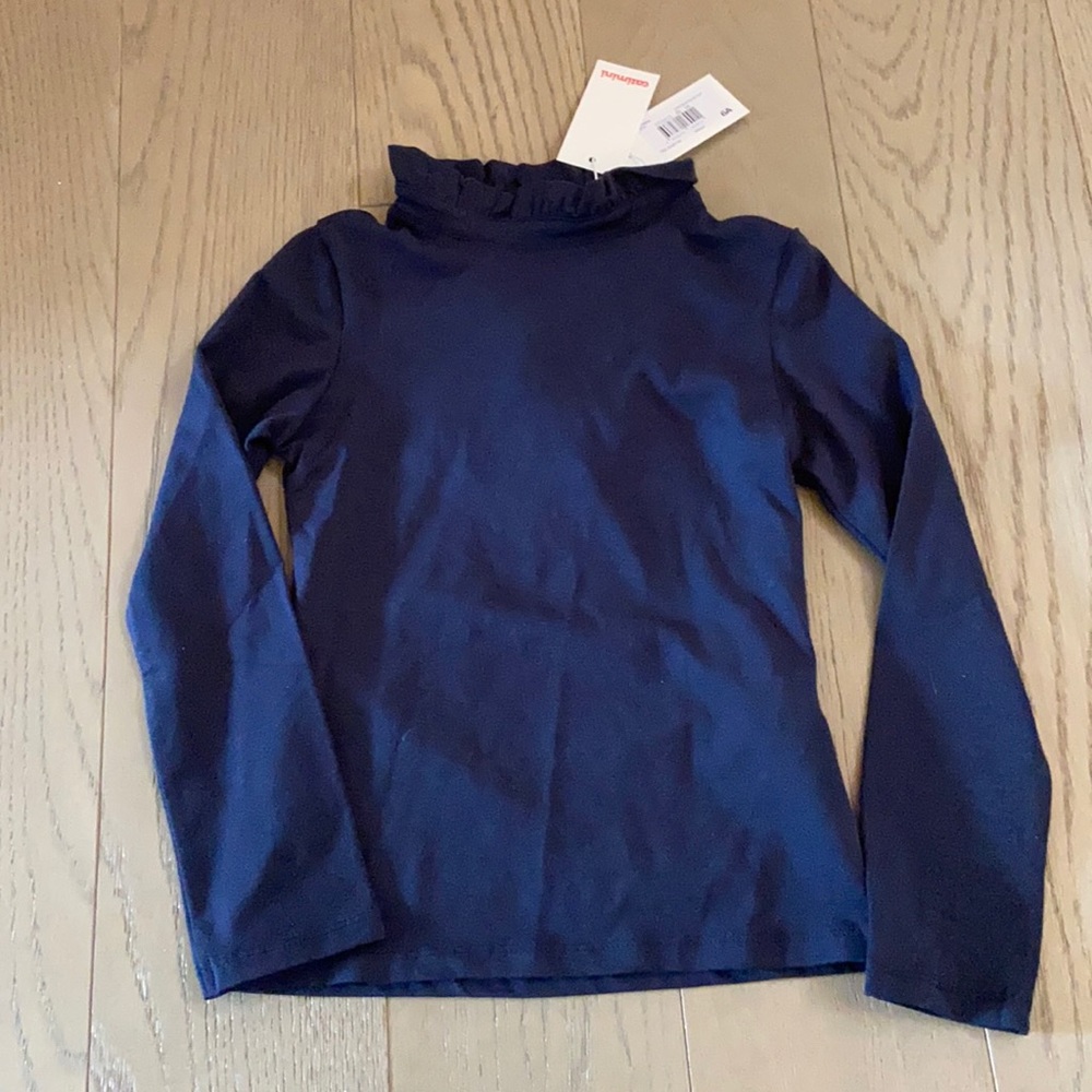 Catimini little girls navy top